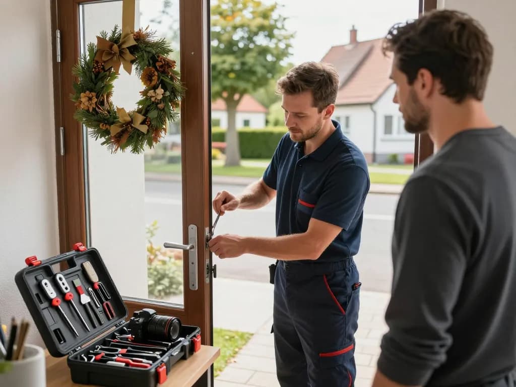 Schlüsseldienst in Bretten bietet einen schadensfreien Türöffnungsservice mit professionellen Werkzeugen an und zeigt Expertise sowie Kundenservice.