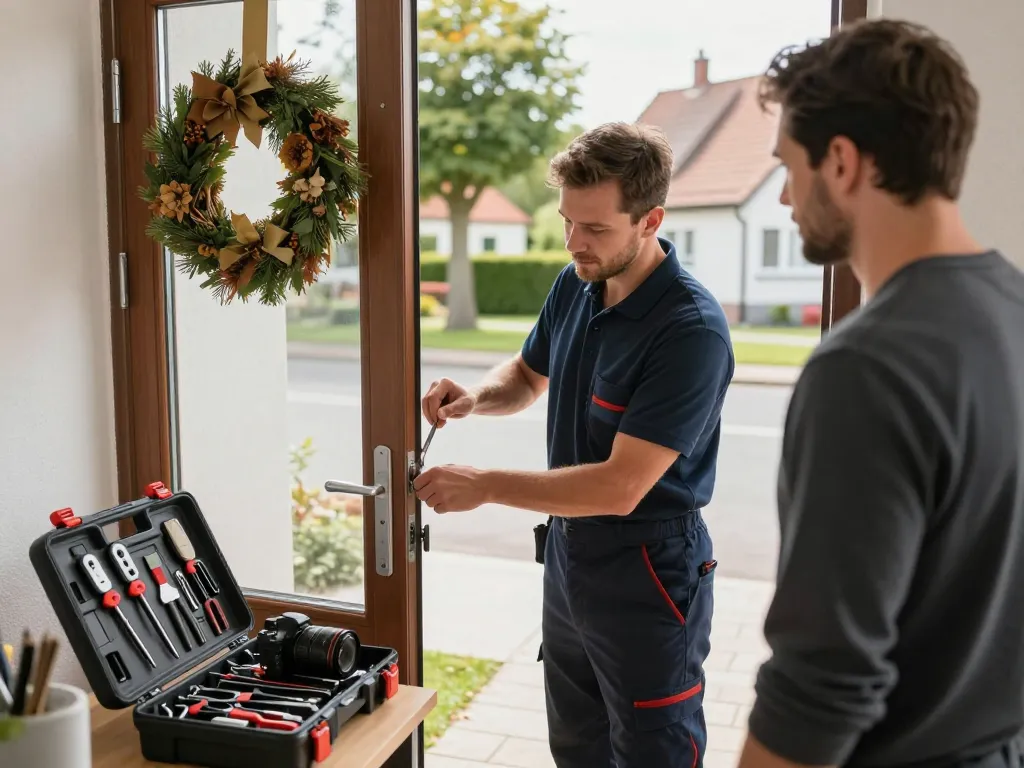 Schlüsseldienst in Bretten bietet einen schadensfreien Türöffnungsservice mit professionellen Werkzeugen an und zeigt Expertise sowie Kundenservice.