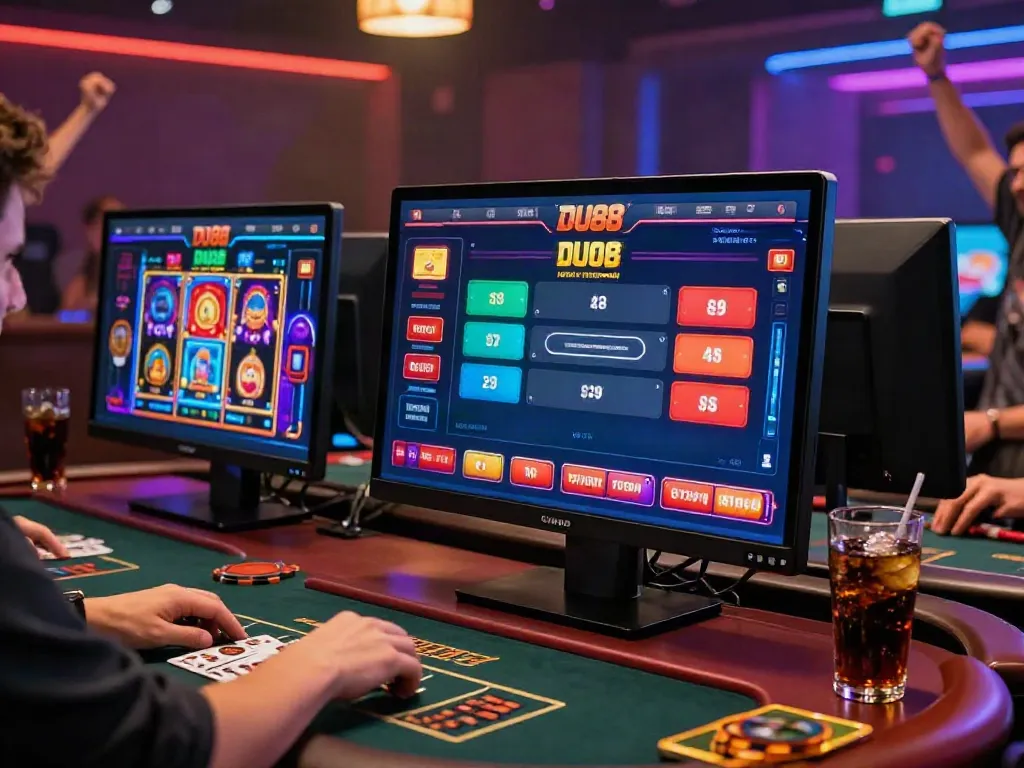 Engaging DU88 online gaming environment showcasing vibrant casino games and interactive user interfaces.