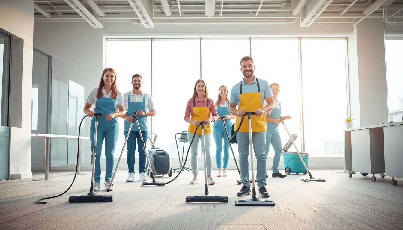 Professionelle Gebäudereinigung Ulm im modernen Büro mit strahlender Atmosphäre.