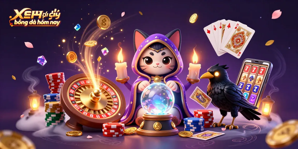 Experience xem trực tiếp bóng đá hôm nay with delightful 3D characters and vibrant casino elements.