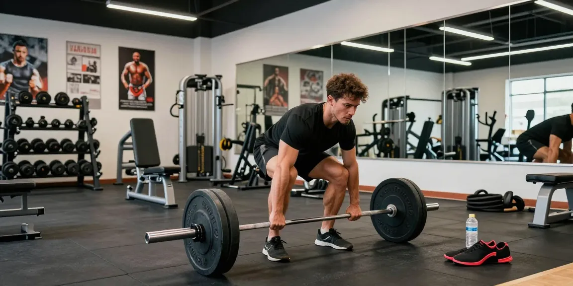 Deus Shop für hochwertige Fitnessprodukte in modernem Trainingsumfeld mit aktiver Person